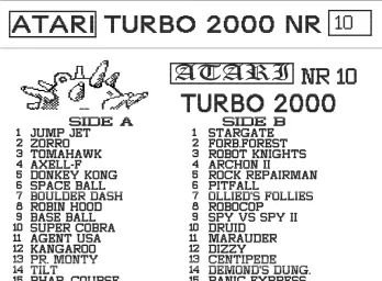 Turbo 2000 Mina zestaw 10