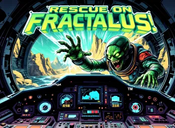 Rescue on Fractalus - Ataro XL/XE