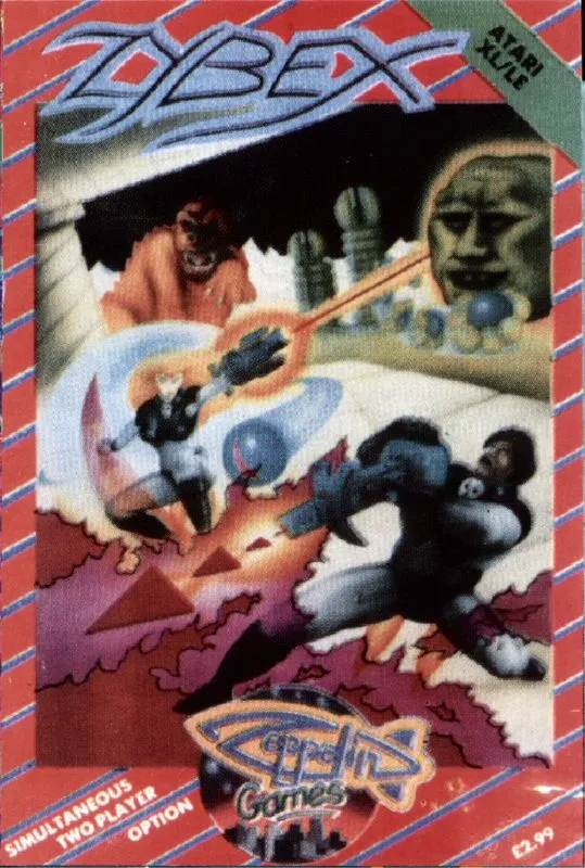 Oryginalna okładka Zybex – Atari XL/XE