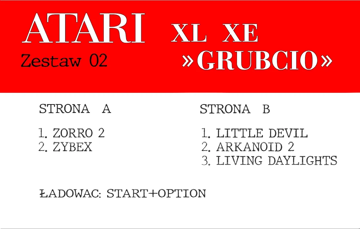 Okładka kasety - Grubcio zestaw 2