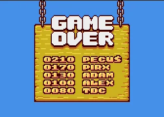 Timberman on Atari XL/XE